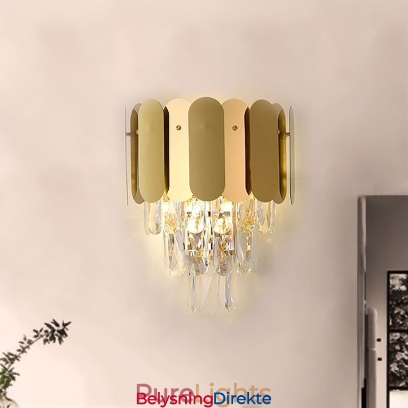 Moderne Krystallvegglampe Vegglampe Nattbordslampe