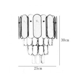 Moderne Krystallvegglampe Vegglampe Nattbordslampe
