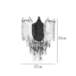 Krystallvegglampe Moderne Vegglampe 2X Sokkel