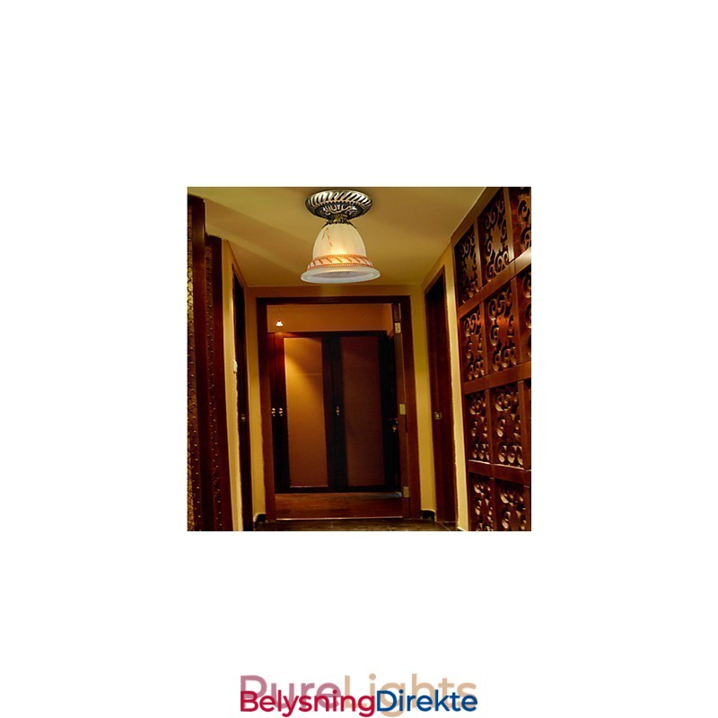 Innfelt Lampe Bronse Europeisk Retro Klassisk