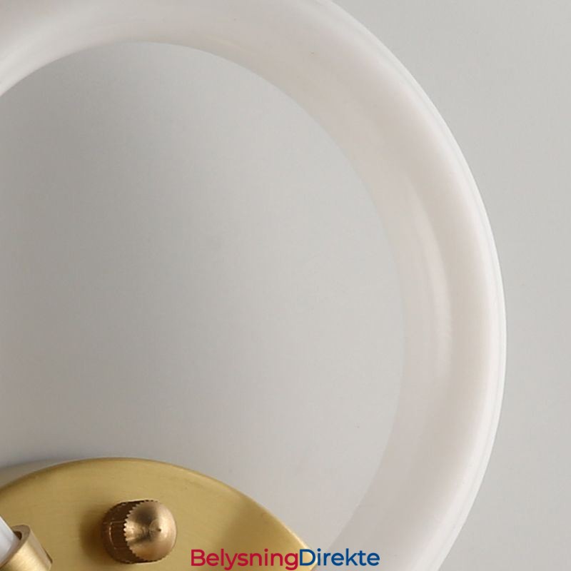 Moderne Vegglamper Runde Ringlamper Tricolor Dimming