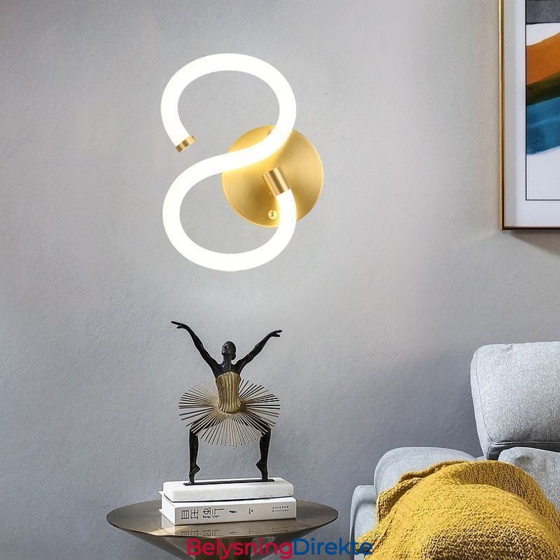 Bokstavlys Alfabet Vegglampe