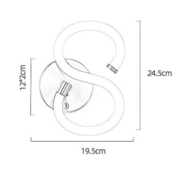 Bokstavlys Alfabet Vegglampe