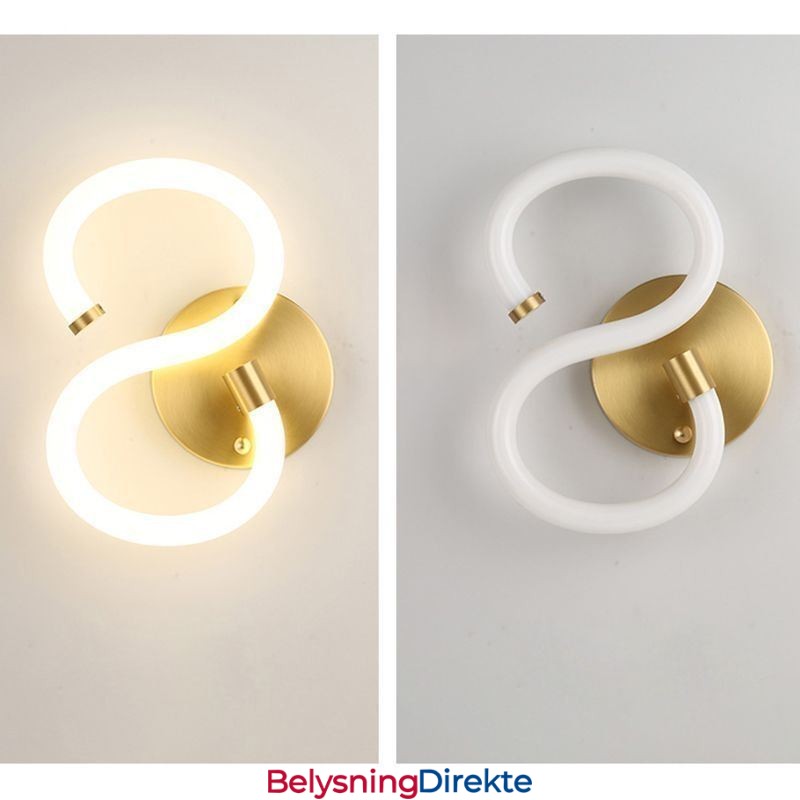 Bokstavlys Alfabet Vegglampe