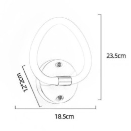 Moderne Hjerteformede Innendørs Vegglamper