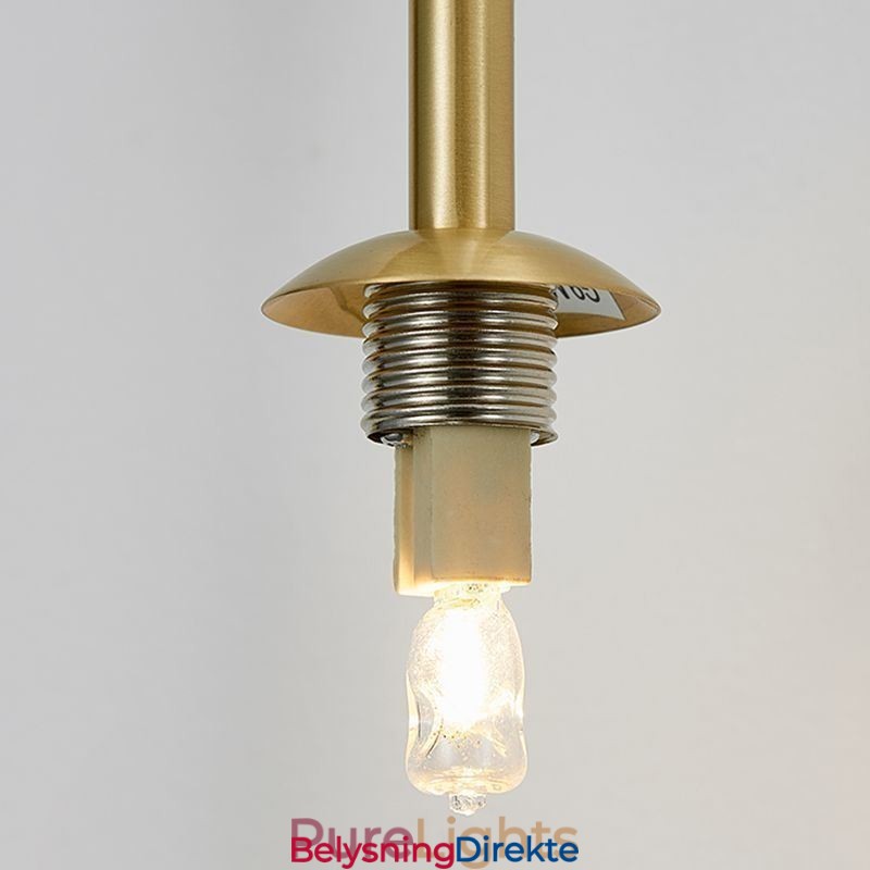 Globe Glassvegglampe Moderne Messingvegglampe