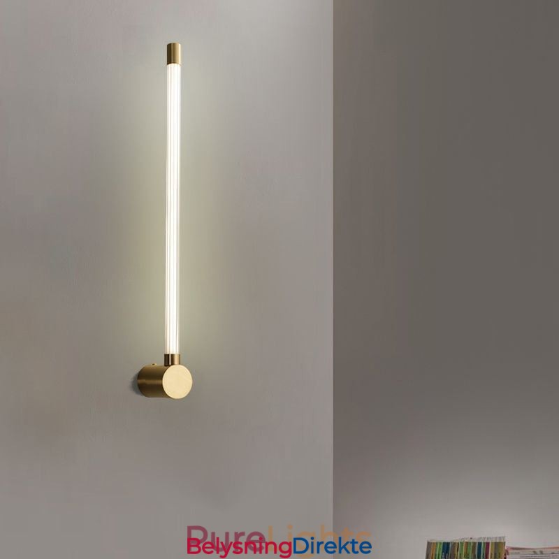 Messingvegglampe I Moderne Akryl