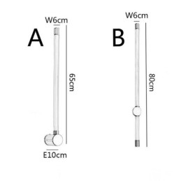 Messingvegglampe I Moderne Akryl