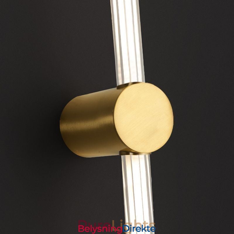 Messingvegglampe I Moderne Akryl