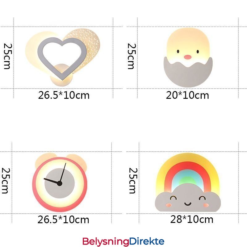Akryl Vegglampe Nydelig Vegglampe
