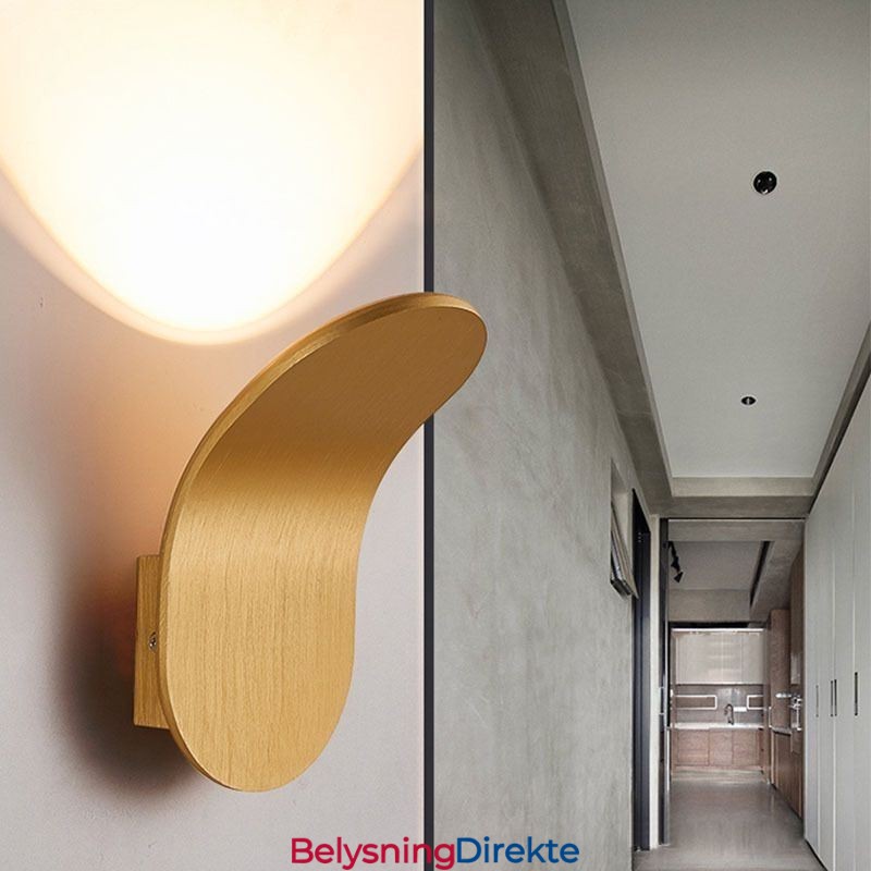 Minimalistisk Vegglampe I Aluminium