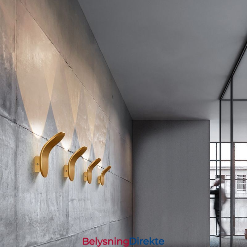 Minimalistisk Vegglampe I Aluminium