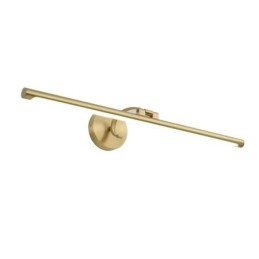 Nordisk Speilfrontlampe I Messing, Akrylvegglampe