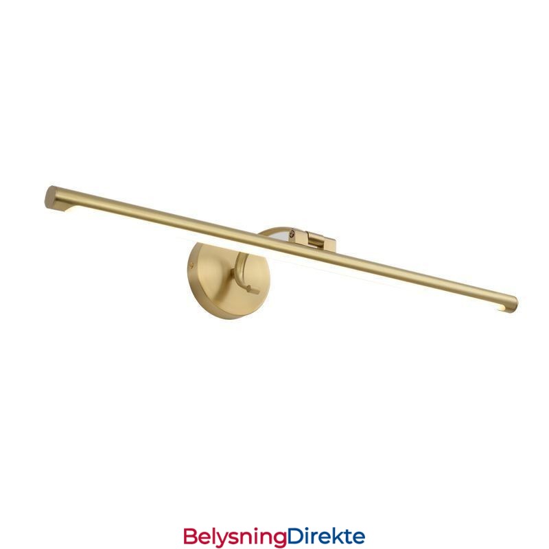 Nordisk Speilfrontlampe I Messing, Akrylvegglampe