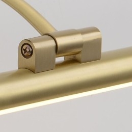 Nordisk Speilfrontlampe I Messing, Akrylvegglampe