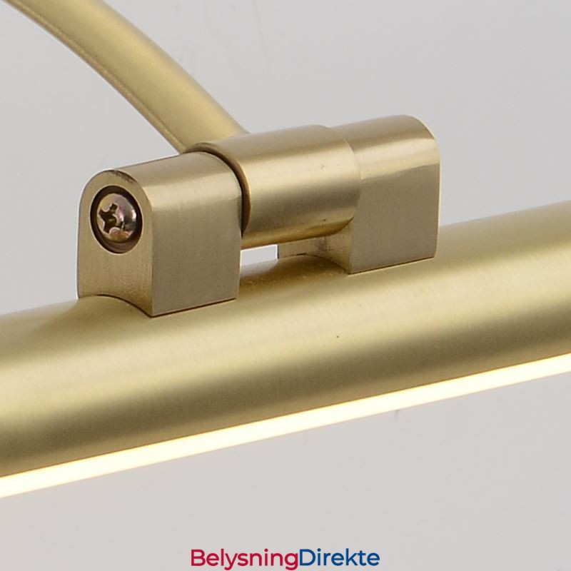 Nordisk Speilfrontlampe I Messing, Akrylvegglampe