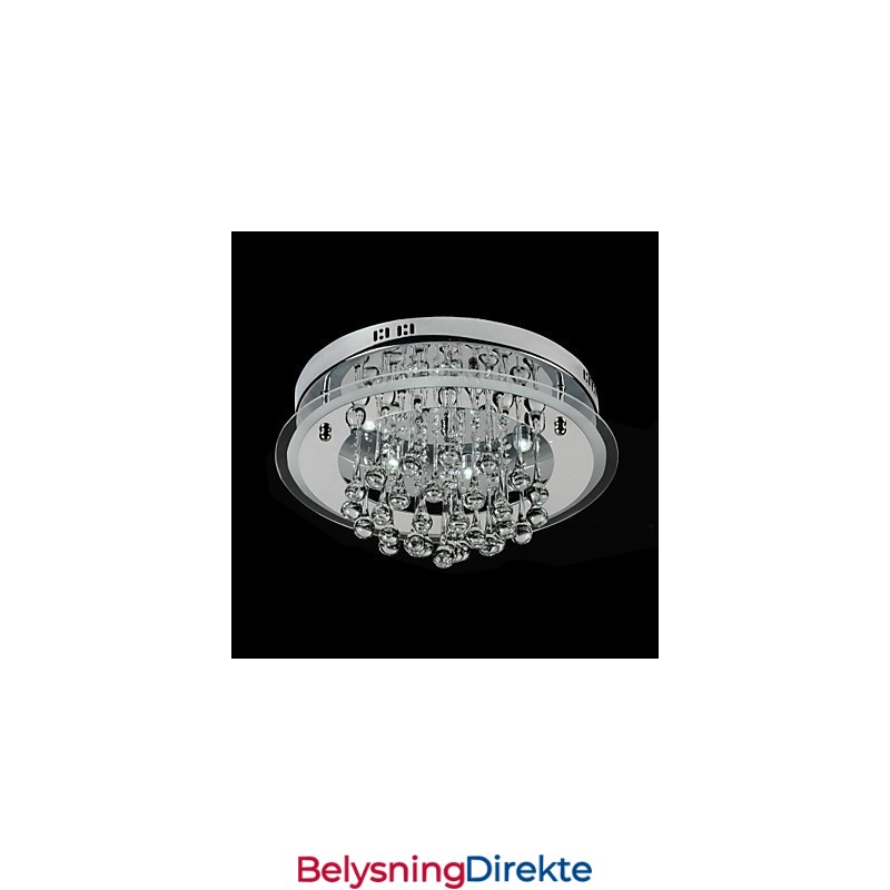 Moderne Samtids Krom Krystall Innfelt Montering