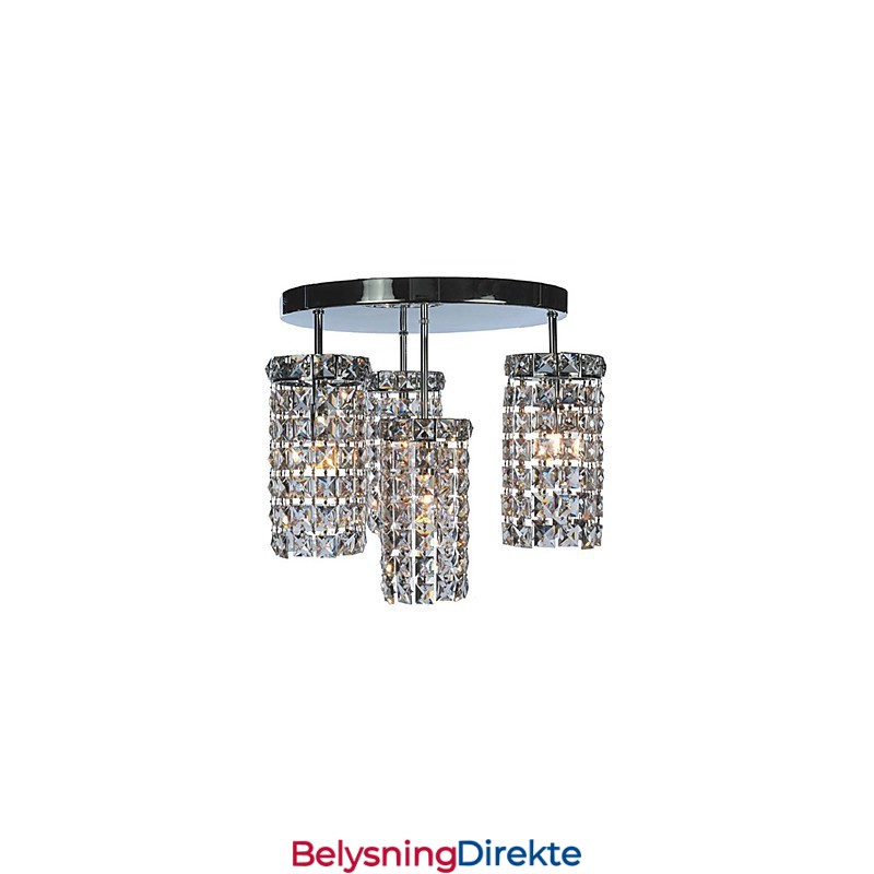 Moderne Krystalldråpeformede Innfelte Lamper Med 4 Lys