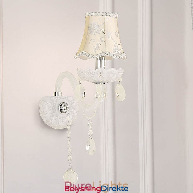 Klassisk Europeisk Stil Krystallvegglampe I Elegant Stil