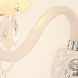 Klassisk Europeisk Stil Krystallvegglampe I Elegant Stil