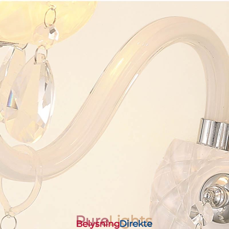 Klassisk Europeisk Stil Krystallvegglampe I Elegant Stil