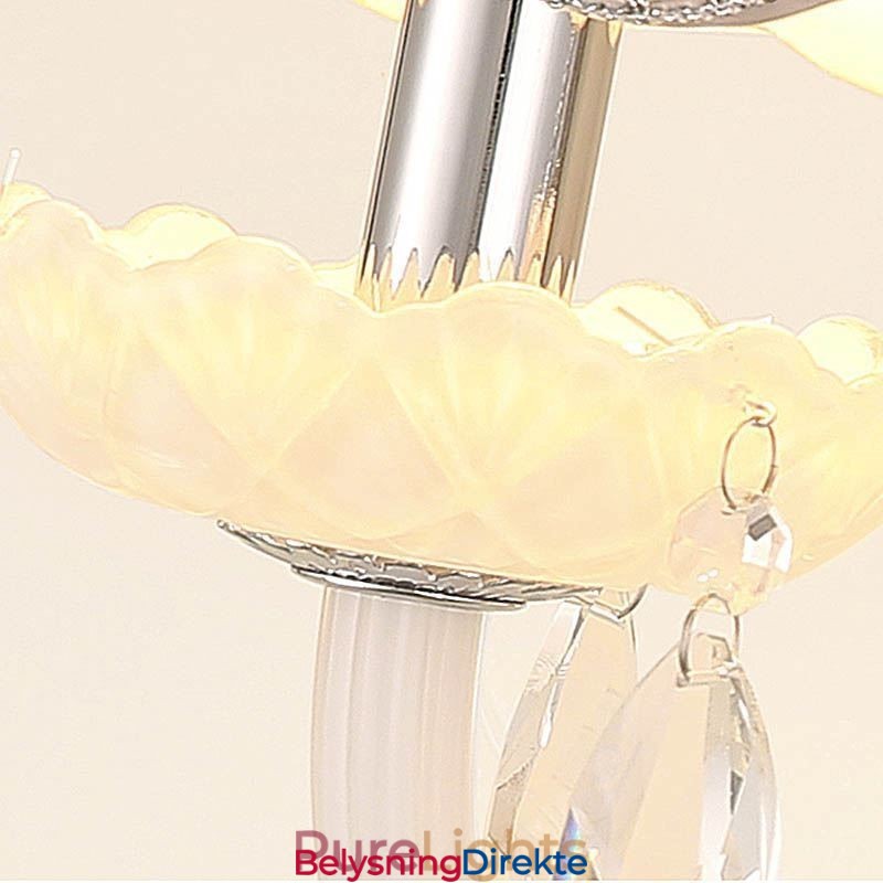 Klassisk Europeisk Stil Krystallvegglampe I Elegant Stil