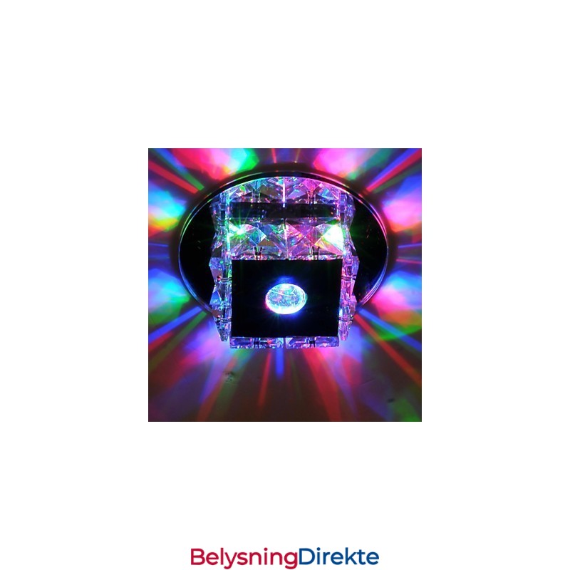 Krystall Mini-Stil Glass Flush Mount Barn