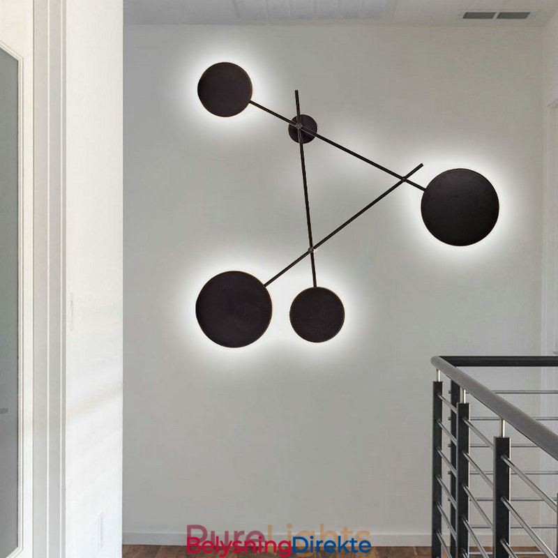 Moderne Vegglampe Geometrisk Form Jernarmatur