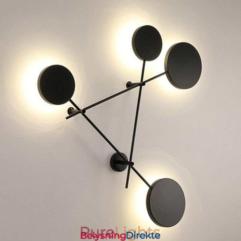 Moderne Vegglampe Geometrisk Form Jernarmatur