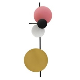 Moderne Vegglampe Sirkelformet Vegglampe Fargerik Hjemmebelysning Nattbordsbelysning