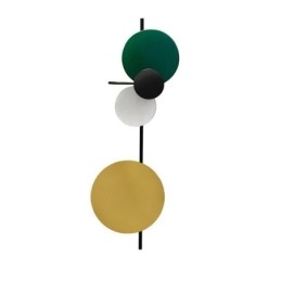 Moderne Vegglampe Sirkelformet Vegglampe Fargerik Hjemmebelysning Nattbordsbelysning