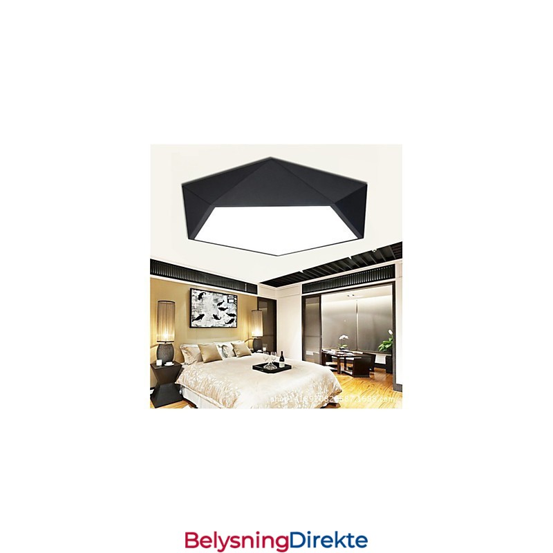 Montert Moderne Nattlampe I Hvitt + Varmt Hvitt I Taklamper