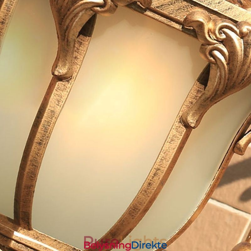 Europeisk Retro Utendørslampe Vanntett Utskåret Vegglampe Gårdsplass Korridor