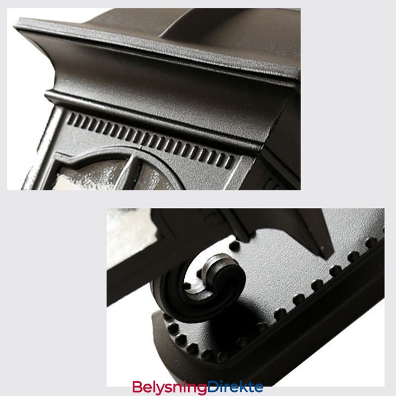 Europeisk Retro Utendørs Vegglampe Vanntett Pilblomst Vegglampe