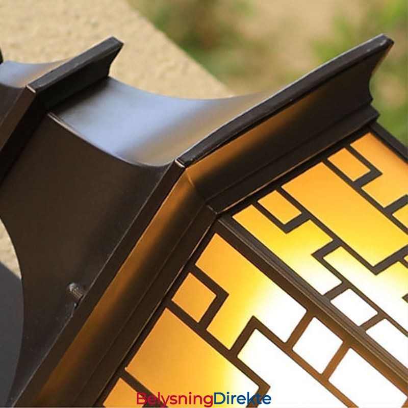 Kinesisk Utendørs Vegglampe Vanntett Vindusgittervegglampe