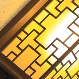 Kinesisk Utendørs Vegglampe Vanntett Vindusgittervegglampe