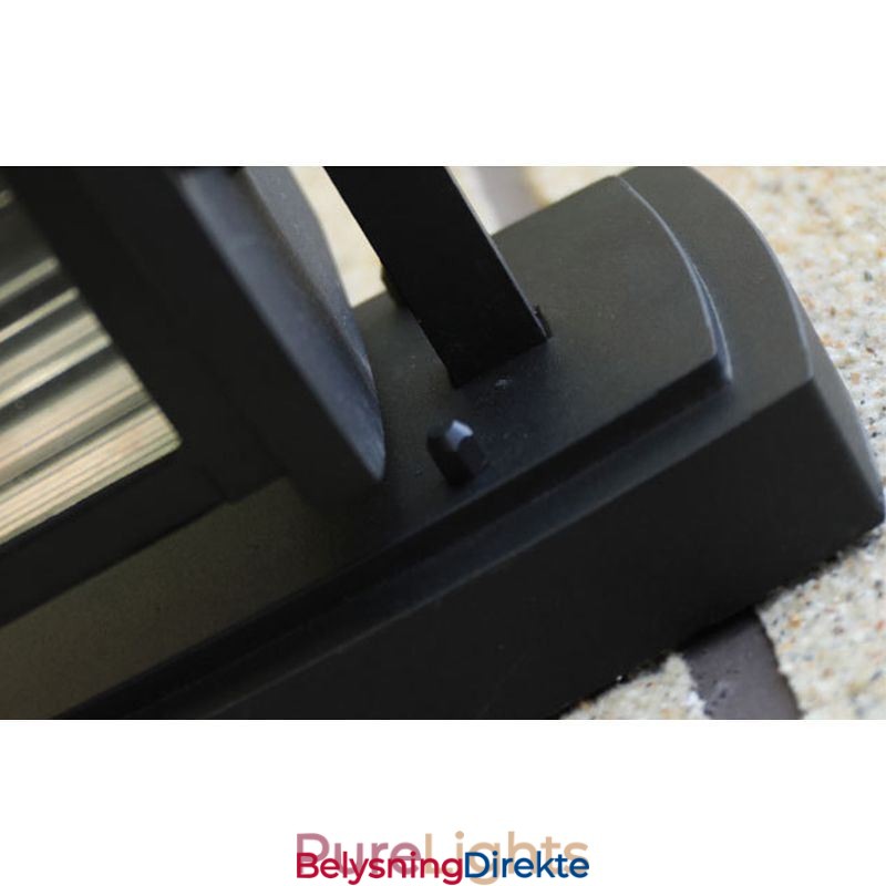 Moderne Enkel Utendørslampe Vanntett Firkantet Søylevegglampe Gårdsplass Korridor