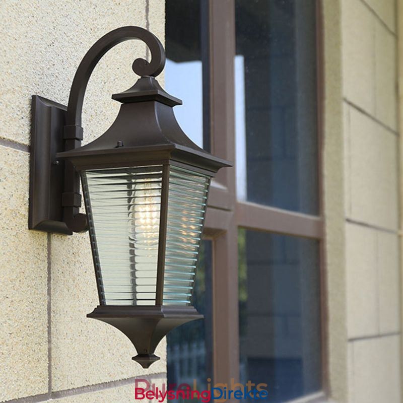 Moderne Utendørs Lys Vanntett Lysthus Vegglampe Gårdsplass Korridor Hage Balkong