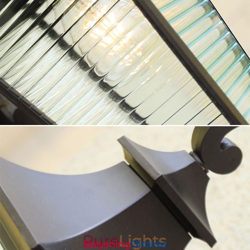 Moderne Utendørs Lys Vanntett Lysthus Vegglampe Gårdsplass Korridor Hage Balkong