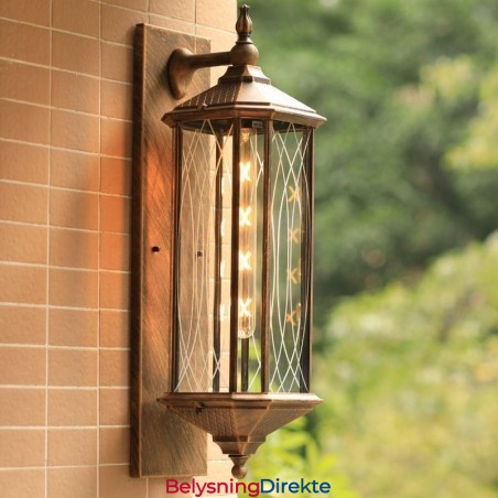 Kinesisk Utendørs Vegglampe Med Ett Hode, Vanntett Streamer-Vegglampe