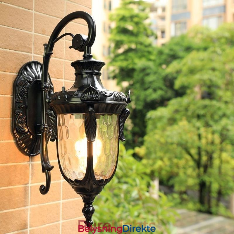 Europeisk Utendørslampe Vanntett Vegglampe Med Enkelt Hode Gårdsplass Korridor Hage