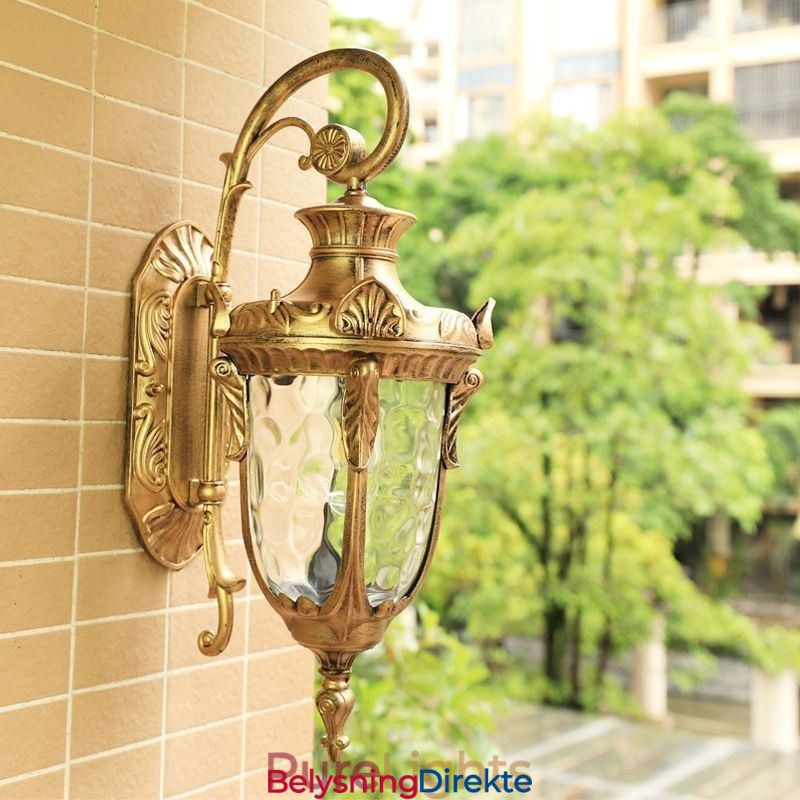 Europeisk Utendørslampe Vanntett Vegglampe Med Enkelt Hode Gårdsplass Korridor Hage