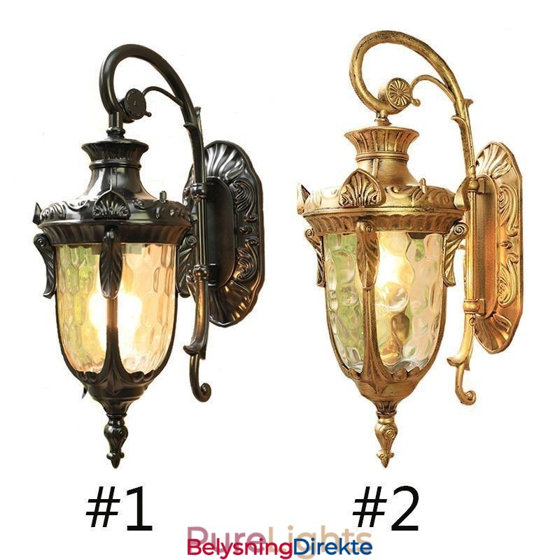 Europeisk Utendørslampe Vanntett Vegglampe Med Enkelt Hode Gårdsplass Korridor Hage