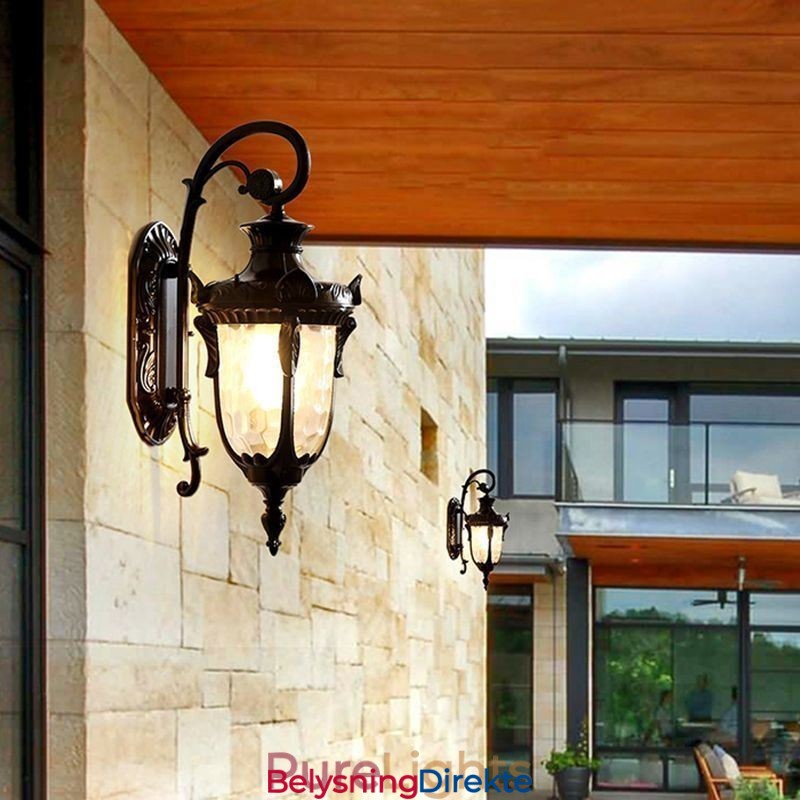 Europeisk Utendørslampe Vanntett Vegglampe Med Enkelt Hode Gårdsplass Korridor Hage