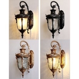 Europeisk Utendørslampe Vanntett Vegglampe Med Enkelt Hode Gårdsplass Korridor Hage