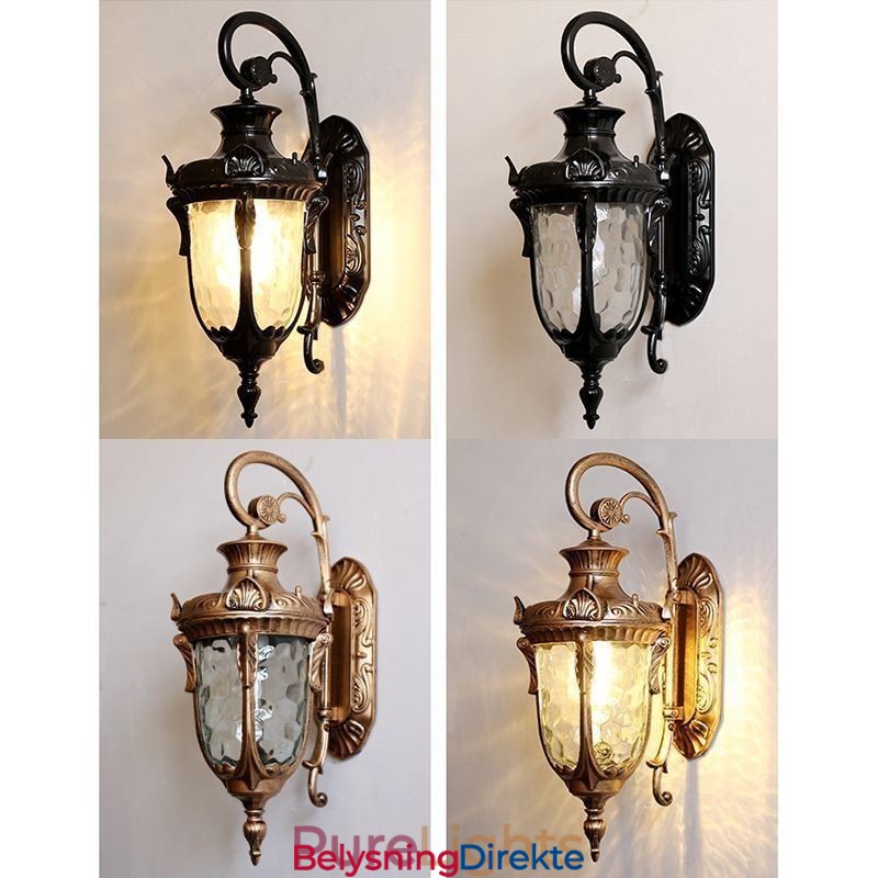 Europeisk Utendørslampe Vanntett Vegglampe Med Enkelt Hode Gårdsplass Korridor Hage
