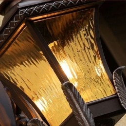 Kinesisk Utendørslampe Med Ett Hode, Vanntett Glassvegglampe, Gårdsplasskorridor