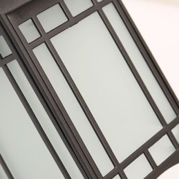 Utendørslampe I Kinesisk Stil, Vanntett, Paviljongformet Vegglampe For Hage Og Balkong