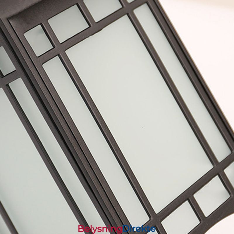 Utendørslampe I Kinesisk Stil, Vanntett, Paviljongformet Vegglampe For Hage Og Balkong