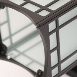 Utendørslampe I Kinesisk Stil, Vanntett, Paviljongformet Vegglampe For Hage Og Balkong